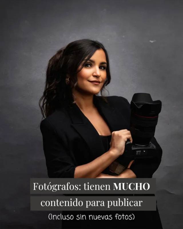 ¡Últimas horas para unirte a Instrategias en preventa con descuento! 😱⏰🔥 ¡Comenta INFO para mandarte los detalles!

Si crees que como fotógrafo solo puedes publicar fotos, te estás perdiendo una gran parte del juego,🤯

Tú eres reflejo de tu negocio. Y eso incluye tu historia, tu proceso, tus ideas, tus valores, tus servicios, tu visión (¡y hasta tus retos y errores!).

El contenido que conecta y convierte va mucho más allá de tener una “galería de fotos” en tu perfil.📸

En Instrategias te enseñaré a dejar de improvisar contenido para que comiences a comunicar tu valor con claridad y uses Instagram para “vender sin vender”.

¿Quieres dejar de crear contenido al azar y empezar a usar Instagram con intención?🙌🏼

Comenta INFO y te paso todos los detalles antes de que se acabe el tiempo…¡Última oportunidad del precio especial + bonus exclusivos! ⏳