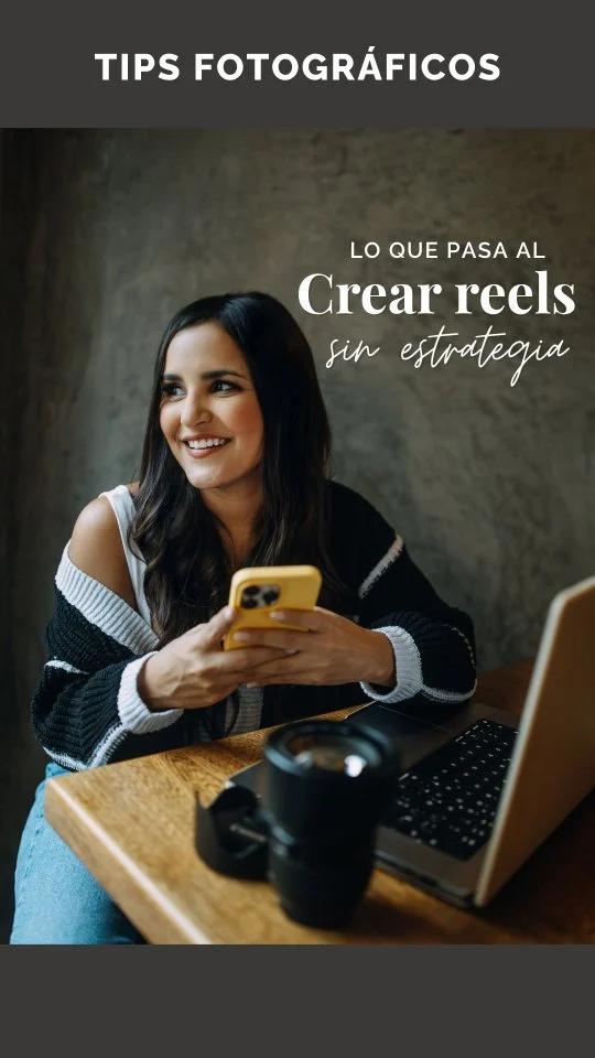 Te esfuerzas en grabar y editar tomas, elegir buena música, escribir un texto, pero cuando publicas, nada pasa…😢

Pocos views, nadie comenta y casi que hay que rogar por likes 🫣 Y uno se empieza a preguntar si realmente vale la pena tanto trabajo.

Pero no es que no tengas talento o que el algoritmo esté en tu contra. Lo que te hace falta es claridad, estructura y una estrategia que te ayude a comunicar con intención lo que ofreces.💡

Por eso creé Instrategias: el curso para fotógrafos que quieren dejar de improvisar y empezar a crear contenido que sí funcione.🤩✨

⚠️Comenta LIKES si quieres producir contenido que atraiga seguidores que se conviertan en clientes. 😎

¡Aprovecha el bonus especial por lanzamiento: el Laboratorio de Reels! 🚀 ¡Disponible por tiempo limitado!